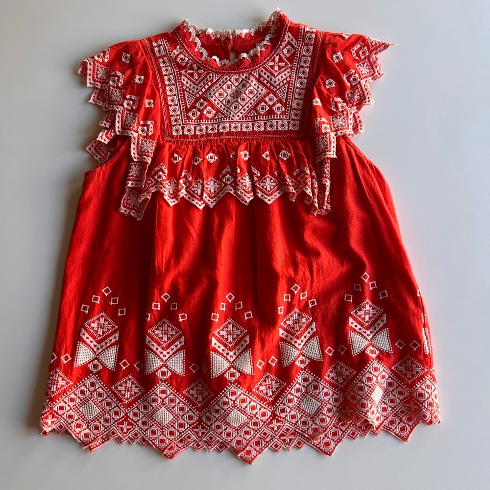 Bright fun top from Anthropologie